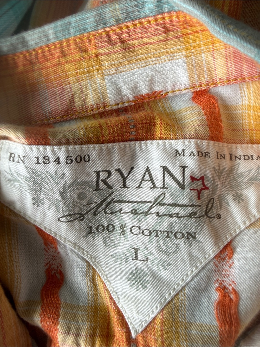 Ryan Michael Scroll Snap Women's Western Shirt - Picture 11 of 12